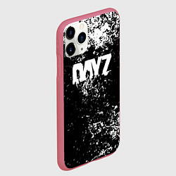 Чехол iPhone 11 Pro матовый Dayz краски брызги, цвет: 3D-малиновый — фото 2