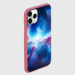Чехол iPhone 11 Pro матовый Fascinating cosmic expanses, цвет: 3D-малиновый — фото 2