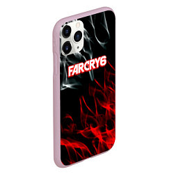 Чехол iPhone 11 Pro матовый Farcry flame, цвет: 3D-розовый — фото 2