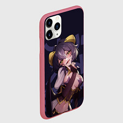 Чехол iPhone 11 Pro матовый Становясь волшебницей - Утена, цвет: 3D-малиновый — фото 2