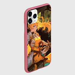 Чехол iPhone 11 Pro матовый Рина - Нежелательный Бессмертный искатель, цвет: 3D-малиновый — фото 2