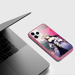 Чехол iPhone 11 Pro матовый Маг Лоррейн - Нежеланно бессмертный авантюрист, цвет: 3D-малиновый — фото 2