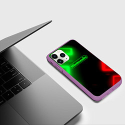 Чехол iPhone 11 Pro матовый Nintendo игровой мир, цвет: 3D-фиолетовый — фото 2