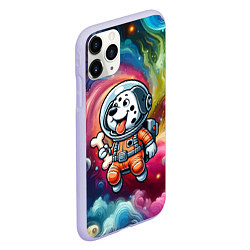 Чехол iPhone 11 Pro матовый Funny dalmatian puppy - ai art, цвет: 3D-светло-сиреневый — фото 2
