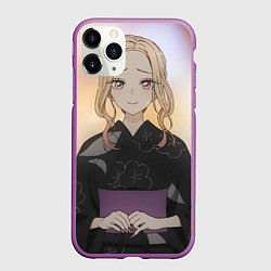 Чехол iPhone 11 Pro матовый Эта фарфоровая кукла Марин, цвет: 3D-фиолетовый