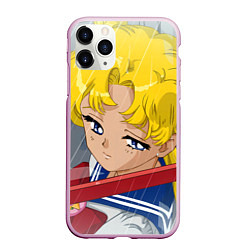 Чехол iPhone 11 Pro матовый Sailor Moon Усаги Цукино грустит, цвет: 3D-розовый