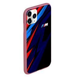 Чехол iPhone 11 Pro матовый M power - цвета бмв, цвет: 3D-малиновый — фото 2