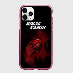 Чехол iPhone 11 Pro матовый Хитан - Ниндзя Камуи, цвет: 3D-малиновый