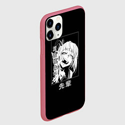 Чехол iPhone 11 Pro матовый Химико Тога My hero academy, цвет: 3D-малиновый — фото 2