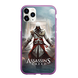 Чехол iPhone 11 Pro матовый Assassins creed poster game, цвет: 3D-фиолетовый