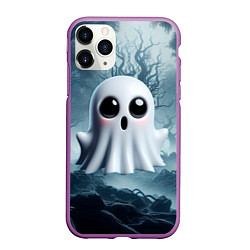 Чехол iPhone 11 Pro матовый Привидениус, цвет: 3D-фиолетовый