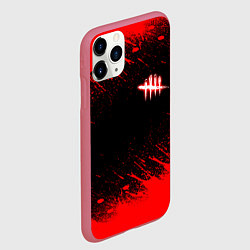 Чехол iPhone 11 Pro матовый Dead by daylight огненный, цвет: 3D-малиновый — фото 2