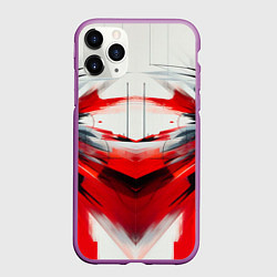 Чехол iPhone 11 Pro матовый Абстракция кчб, цвет: 3D-фиолетовый