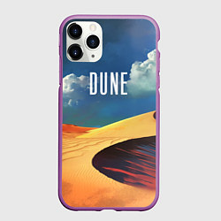 Чехол iPhone 11 Pro матовый Sands - Dune, цвет: 3D-фиолетовый