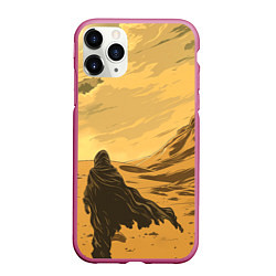 Чехол iPhone 11 Pro матовый Dune - The Traveler, цвет: 3D-малиновый