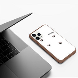 Чехол iPhone 11 Pro матовый Zxc vibe, цвет: 3D-коричневый — фото 2