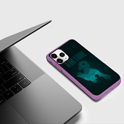 Чехол iPhone 11 Pro матовый Alone in the dark - Emily, цвет: 3D-фиолетовый — фото 2