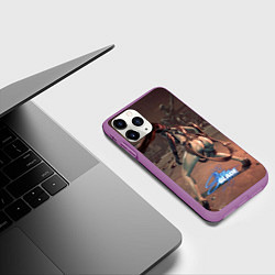 Чехол iPhone 11 Pro матовый Eve Stellar Blade, цвет: 3D-фиолетовый — фото 2