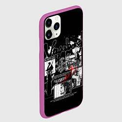 Чехол iPhone 11 Pro матовый Жизнь - Vagabond, цвет: 3D-фиолетовый — фото 2