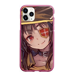 Чехол iPhone 11 Pro матовый Konosuba Мэгумин cute, цвет: 3D-малиновый