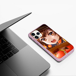 Чехол iPhone 11 Pro матовый Konosuba Мэгумин cute, цвет: 3D-розовый — фото 2