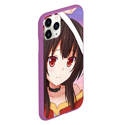 Чехол iPhone 11 Pro матовый Konosuba Мэгумин cute, цвет: 3D-фиолетовый — фото 2