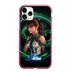 Чехол iPhone 11 Pro матовый Stellar Blade Eve green, цвет: 3D-малиновый