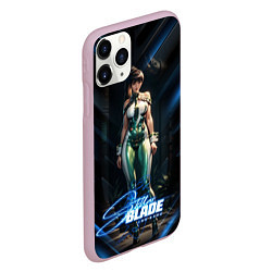 Чехол iPhone 11 Pro матовый Stellar Blade Eve в полный рост, цвет: 3D-розовый — фото 2