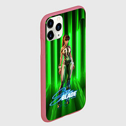 Чехол iPhone 11 Pro матовый Stellar Blade green Eve, цвет: 3D-малиновый — фото 2