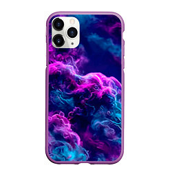 Чехол iPhone 11 Pro матовый Огонь инферно - inferno oroginal, цвет: 3D-фиолетовый