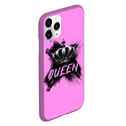 Чехол iPhone 11 Pro матовый Королева - корона, цвет: 3D-фиолетовый — фото 2