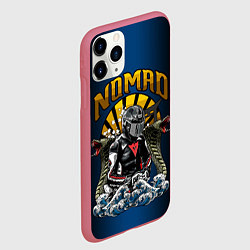 Чехол iPhone 11 Pro матовый Кочевник, цвет: 3D-малиновый — фото 2