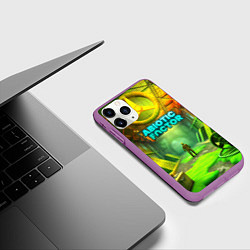 Чехол iPhone 11 Pro матовый Abiotic Factor атомный завод, цвет: 3D-фиолетовый — фото 2