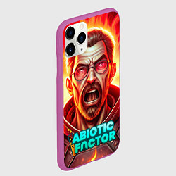 Чехол iPhone 11 Pro матовый Abiotic Factor персонаж, цвет: 3D-фиолетовый — фото 2