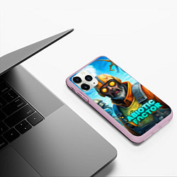 Чехол iPhone 11 Pro матовый Abiotic Factor игровые персонажи, цвет: 3D-розовый — фото 2