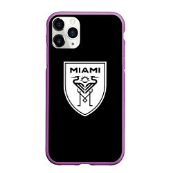 Чехол iPhone 11 Pro матовый Inter fc club, цвет: 3D-фиолетовый