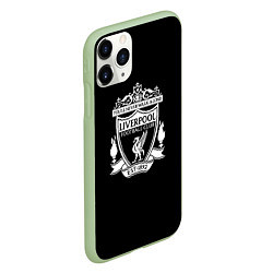 Чехол iPhone 11 Pro матовый Liverpool fc club, цвет: 3D-салатовый — фото 2