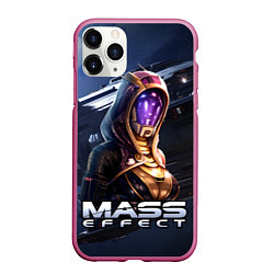 Чехол iPhone 11 Pro матовый Mass Effect Тали Зора, цвет: 3D-малиновый