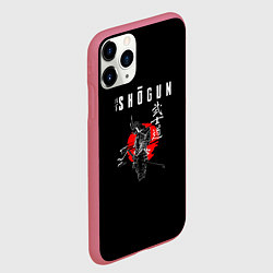 Чехол iPhone 11 Pro матовый Сёгун Санада, цвет: 3D-малиновый — фото 2