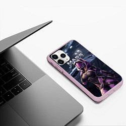 Чехол iPhone 11 Pro матовый Mass Effect ТалиЗора и космический корабль, цвет: 3D-розовый — фото 2