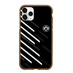 Чехол iPhone 11 Pro матовый Borussia sport fc, цвет: 3D-коричневый