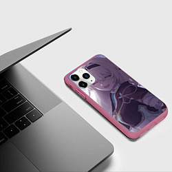 Чехол iPhone 11 Pro матовый Honkai Star Rail Firefly, цвет: 3D-малиновый — фото 2