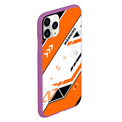 Чехол iPhone 11 Pro матовый Asiimov AWP skin, цвет: 3D-фиолетовый — фото 2