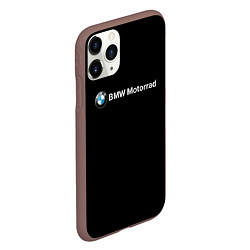 Чехол iPhone 11 Pro матовый Bmw logo, цвет: 3D-коричневый — фото 2