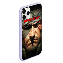 Чехол iPhone 11 Pro матовый Metal gear Venom Snake, цвет: 3D-светло-сиреневый — фото 2