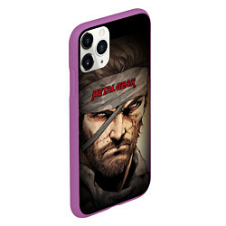 Чехол iPhone 11 Pro матовый Metal gear Venom Snake, цвет: 3D-фиолетовый — фото 2