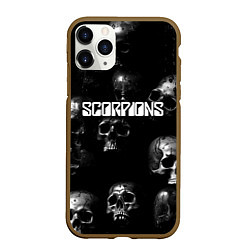 Чехол iPhone 11 Pro матовый Scorpions logo rock group