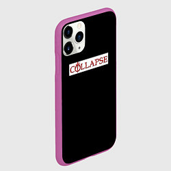 Чехол iPhone 11 Pro матовый Collapse, цвет: 3D-фиолетовый — фото 2