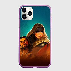 Чехол iPhone 11 Pro матовый Фуриоса - Безумный Макс, цвет: 3D-фиолетовый