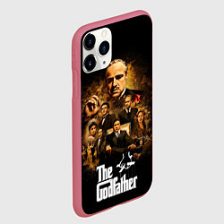 Чехол iPhone 11 Pro матовый Corleone family, цвет: 3D-малиновый — фото 2